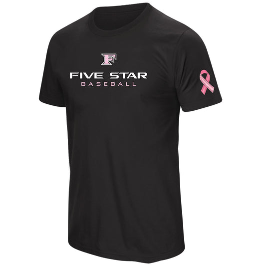 Five Star Pink Ribbon Stitch Tee
