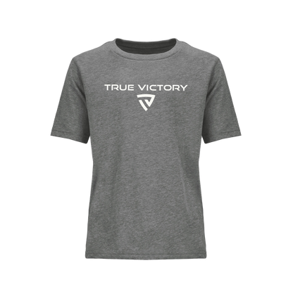 Youth Victorious Dark Heather Gray Tee