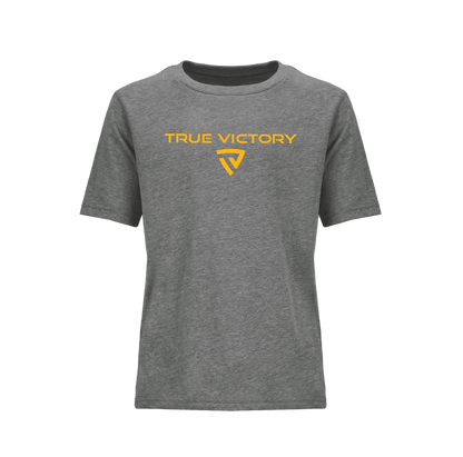 Youth Victorious Dark Heather Gray Tee