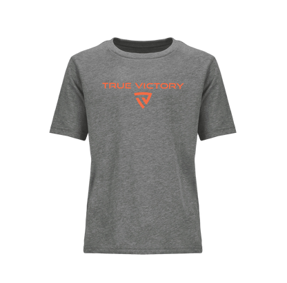 Youth Victorious Dark Heather Gray Tee