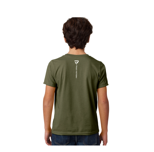 Youth Victorious Military Green Tee