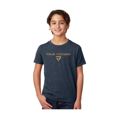 Youth Victorious Midnight Navy Tee