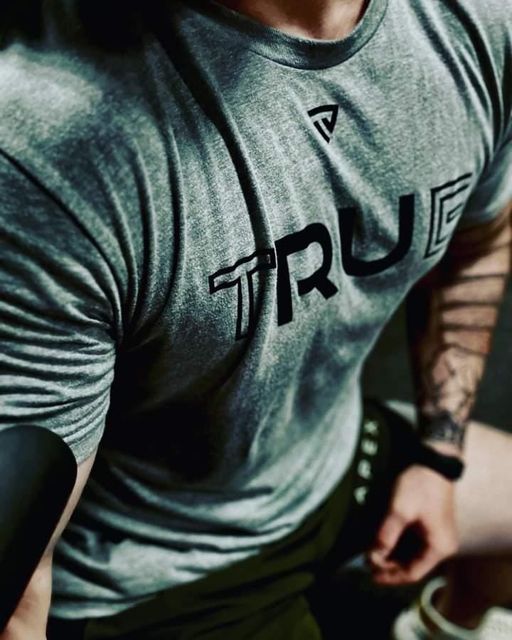 Men's RU TRUE Heather Gray Tee