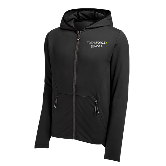 Men’s TotalForce+ Elite Jacket — front, approved co-brand and True Victory shield zipper pull