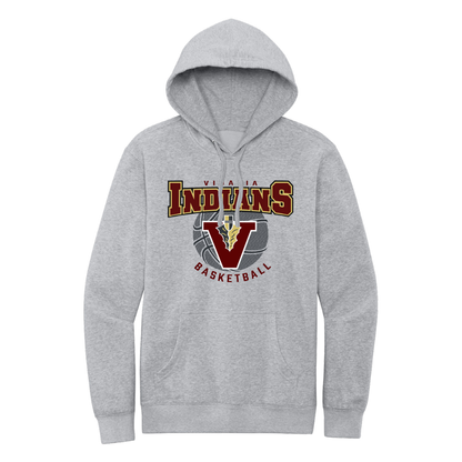 Vidalia Basketball Hoodie in heather gray, front