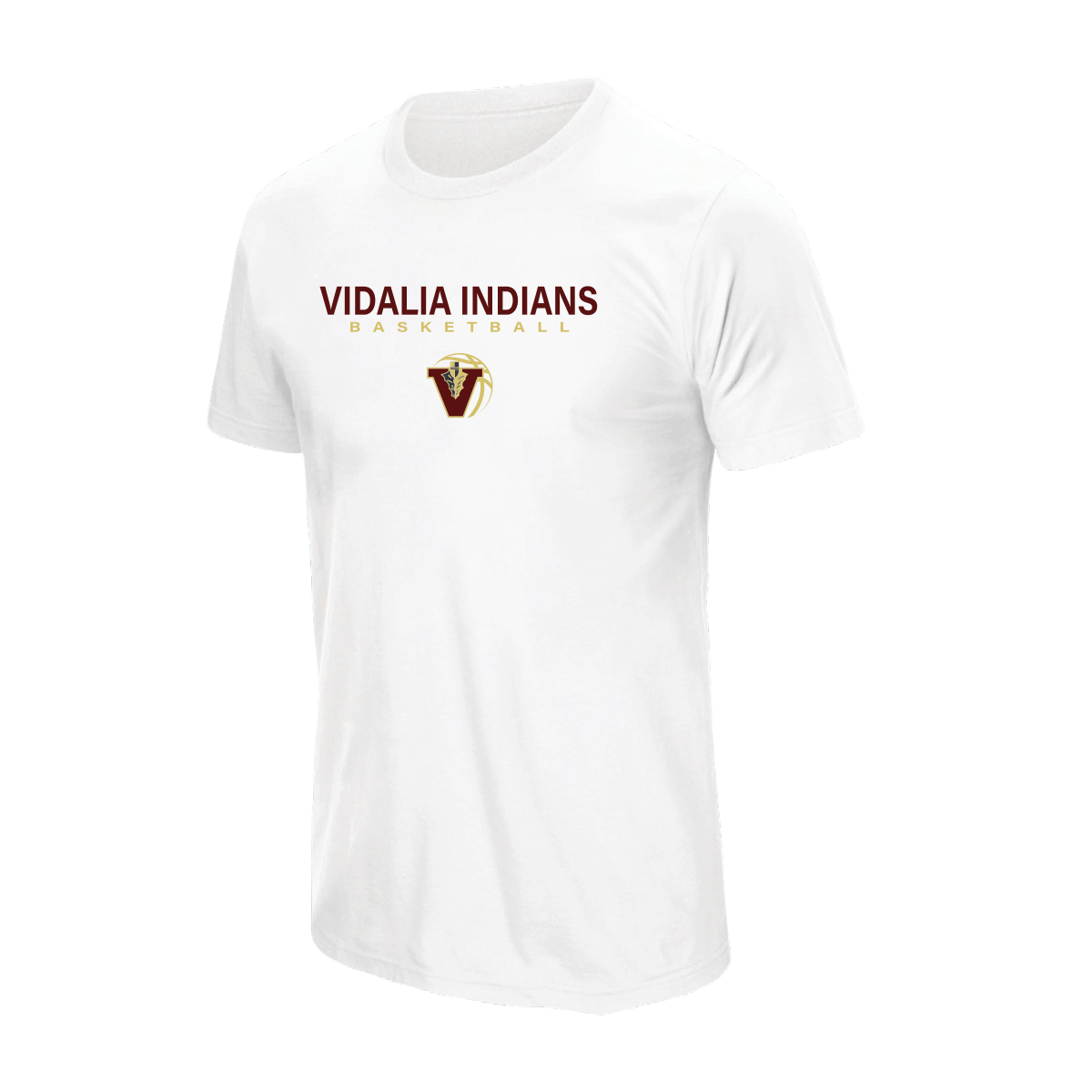 Vidalia High School basketball tee white