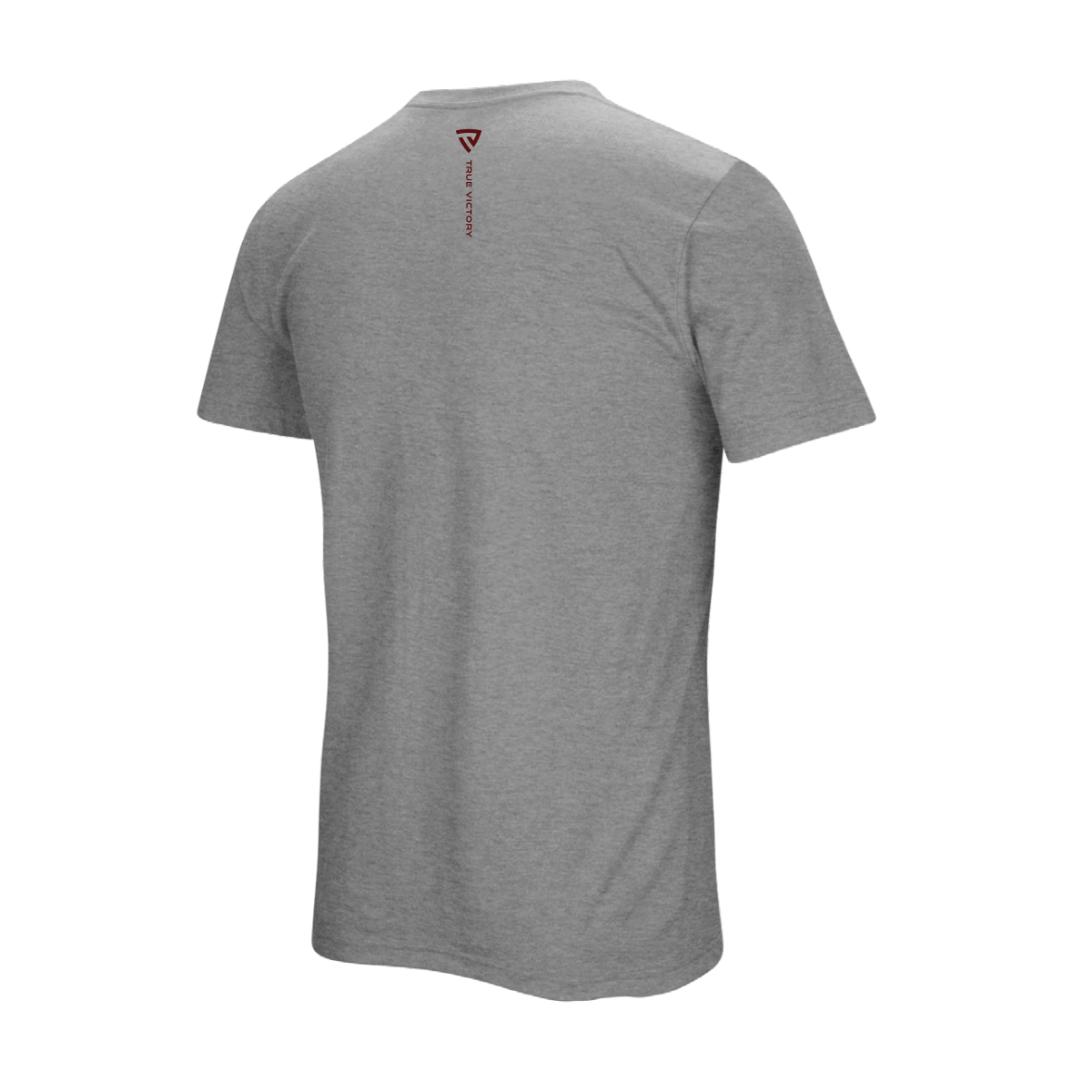 Vidalia shirt in heather gray with True Victory back branding