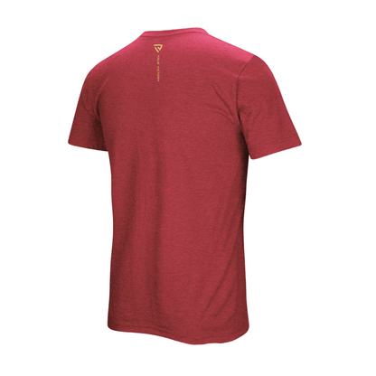 Vidalia shirt in maroon with True Victory back branding