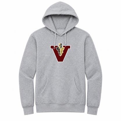 Vidalia V Hoodie in gray, front