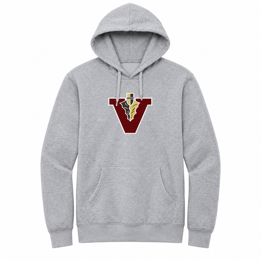 Vidalia V Hoodie in gray, front
