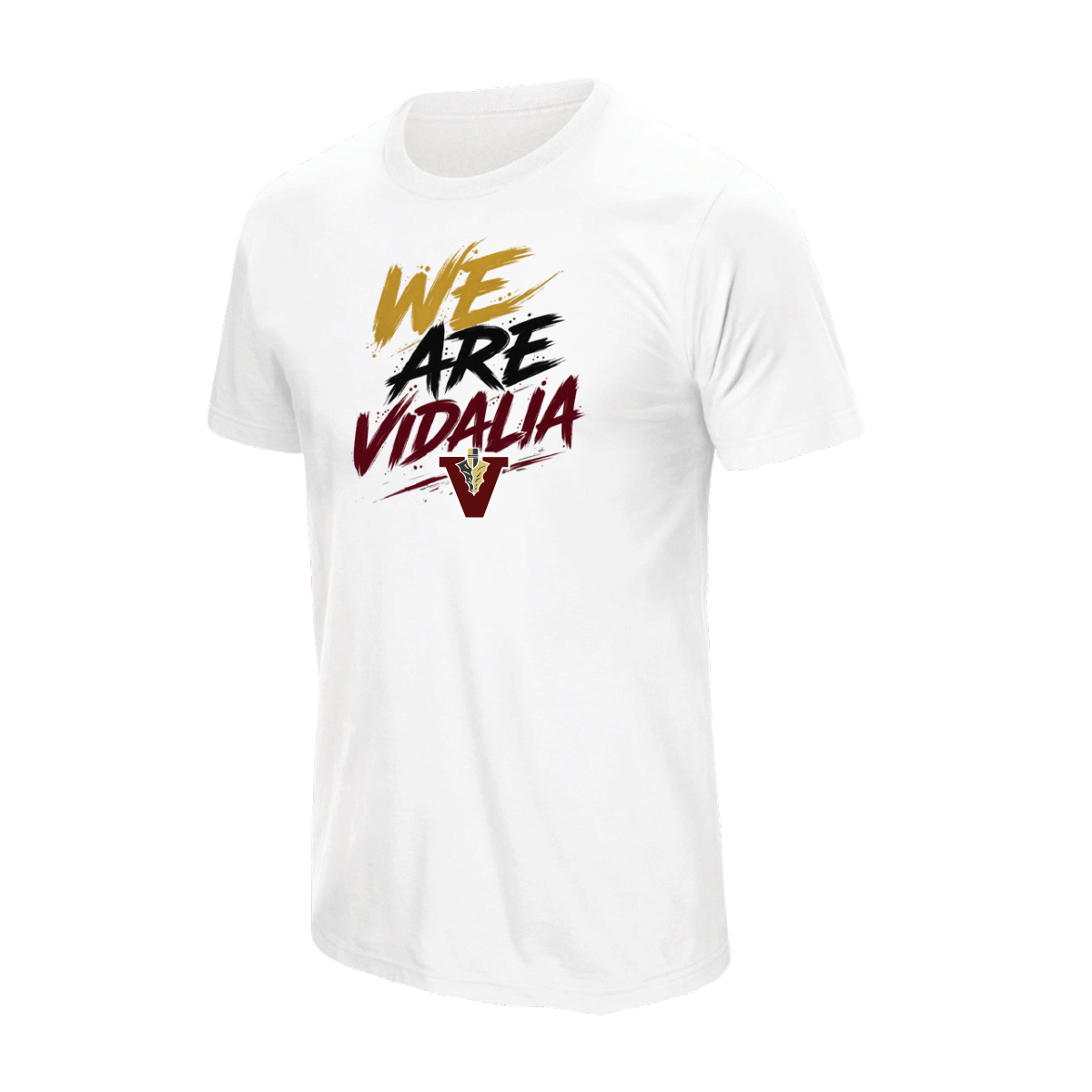 We Are Vidalia shirt in white, front