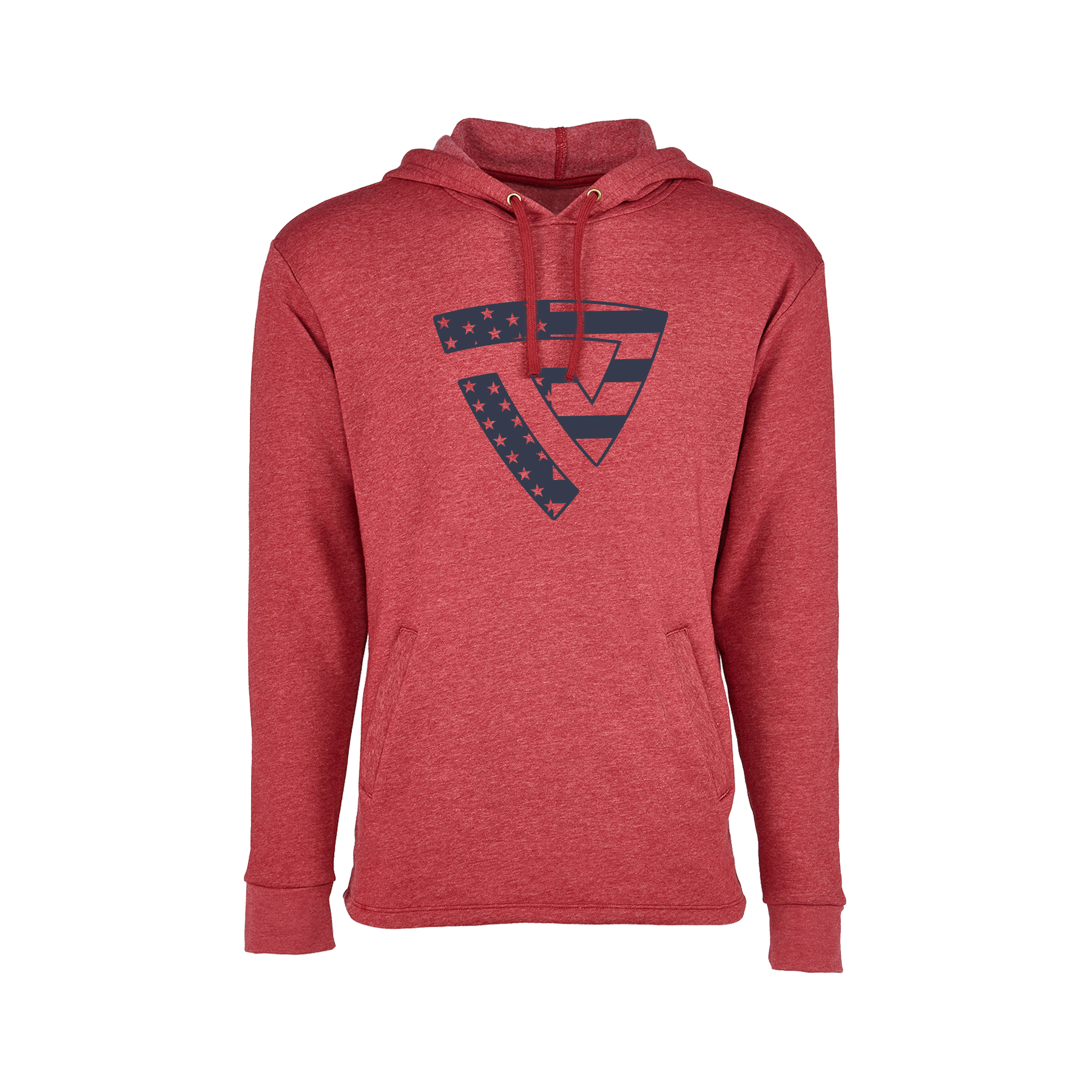 Men's Stars and Stripes Heathered Hoodie