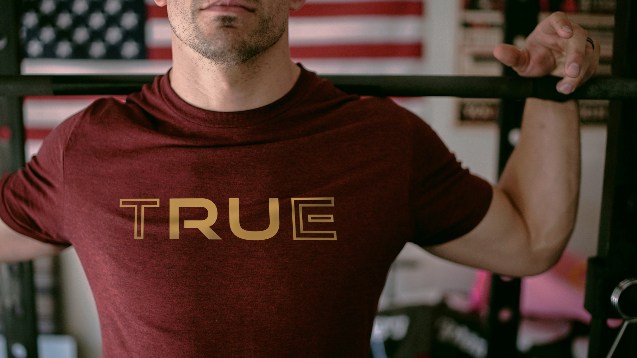 Men's RU TRUE Garnet Tee