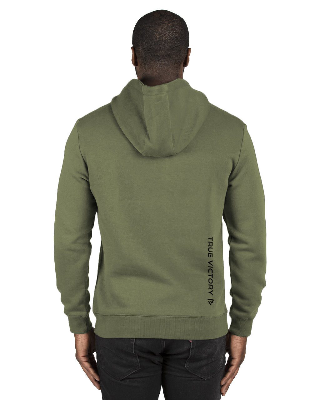 Olive green and black hoodie 2025