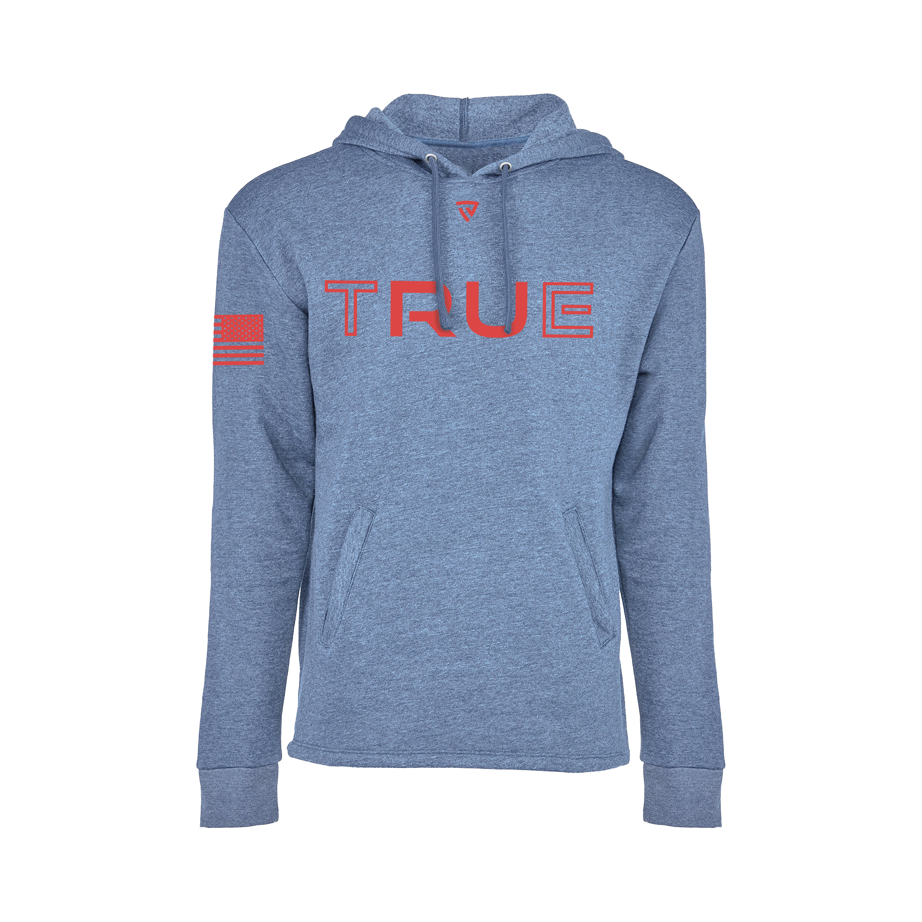 Women's RU TRUE Bay Blue Heathered Hoodie