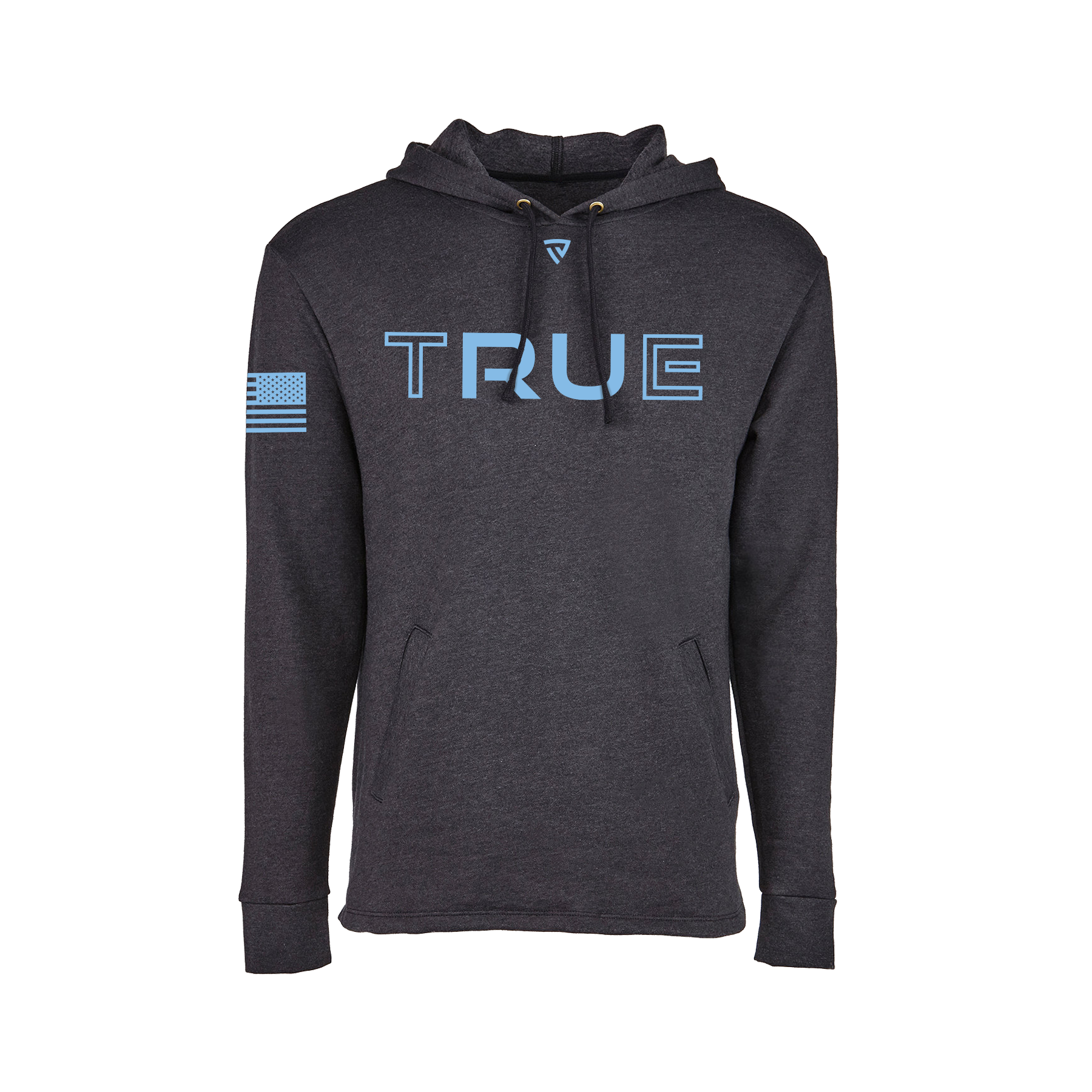 Men's RU True Black Heathered Hoodie