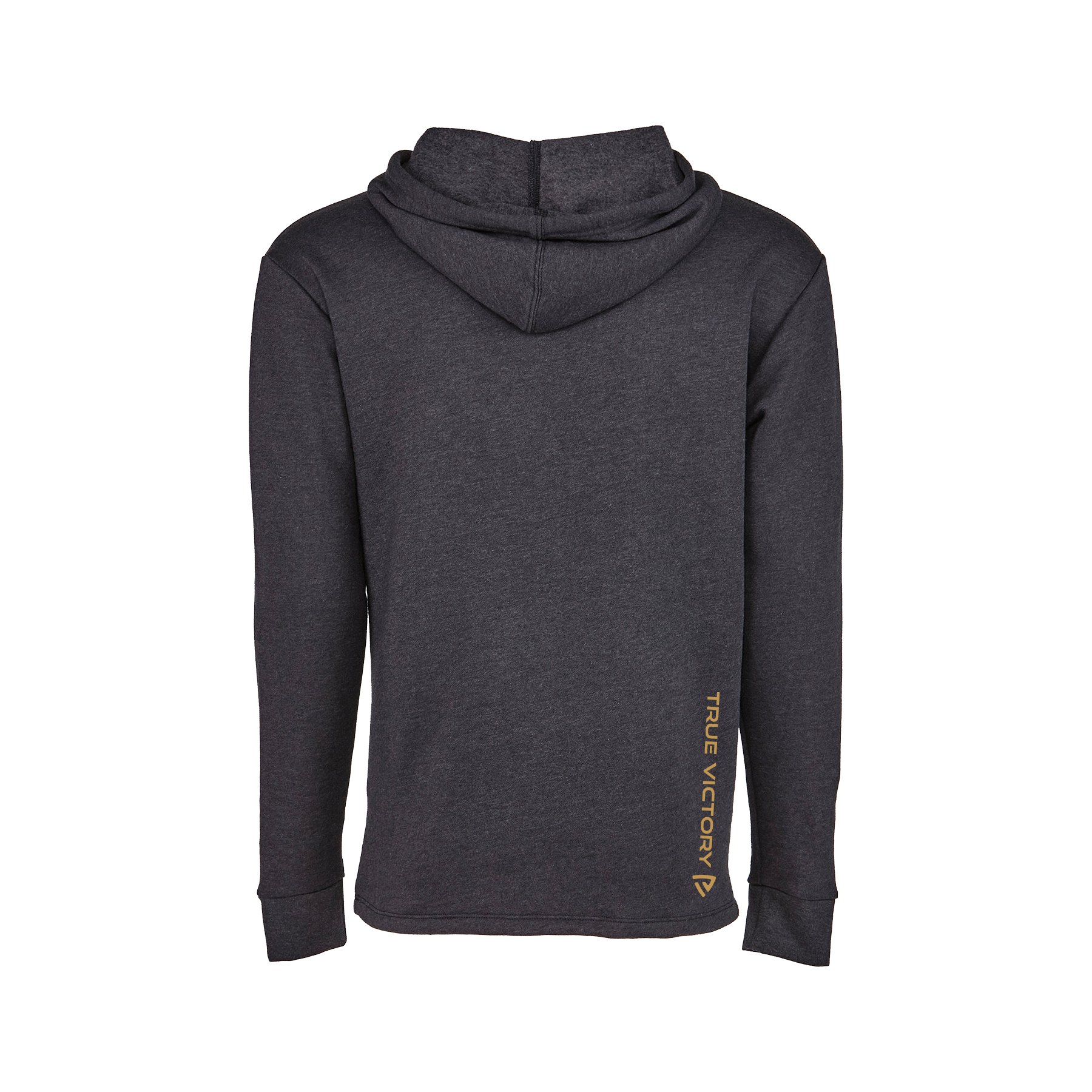 Women's RU True Black Heathered Hoodie