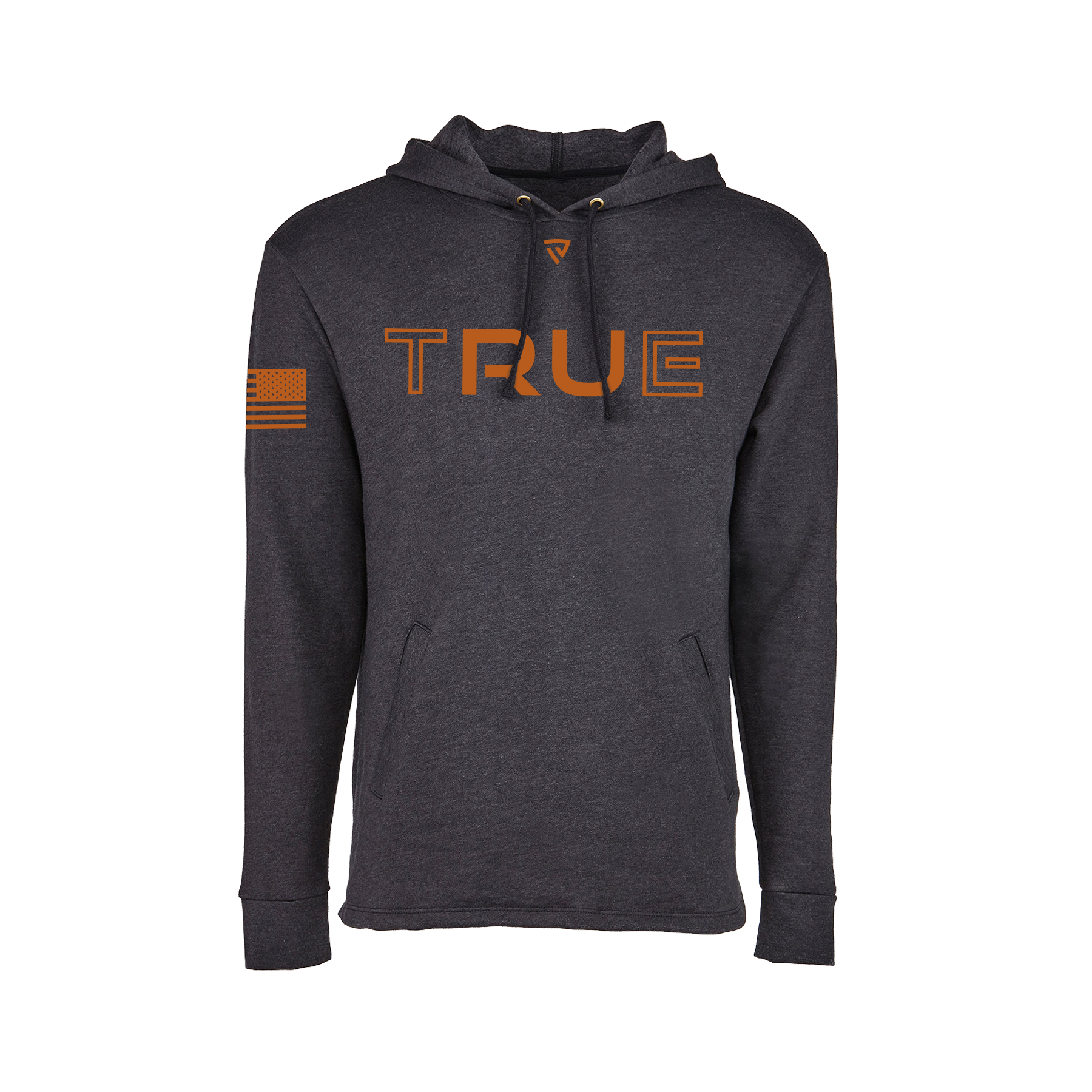 Men's RU True Black Heathered Hoodie