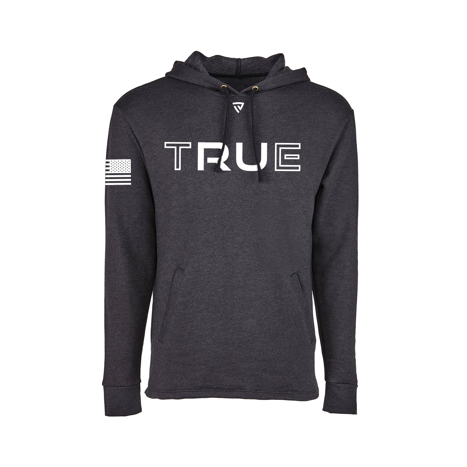 Women's RU True Black Heathered Hoodie