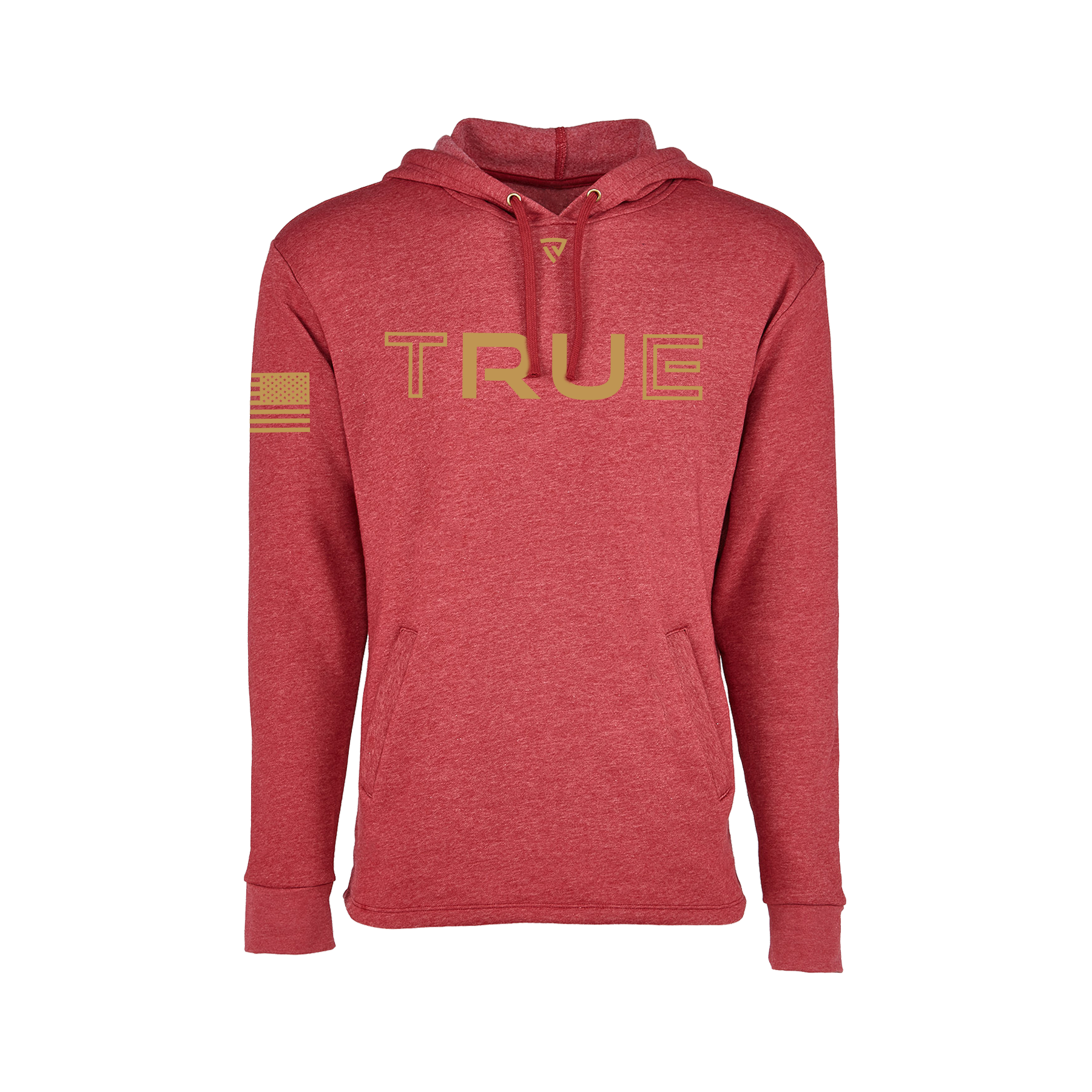 Men's RU True Garnet Heathered Hoodie