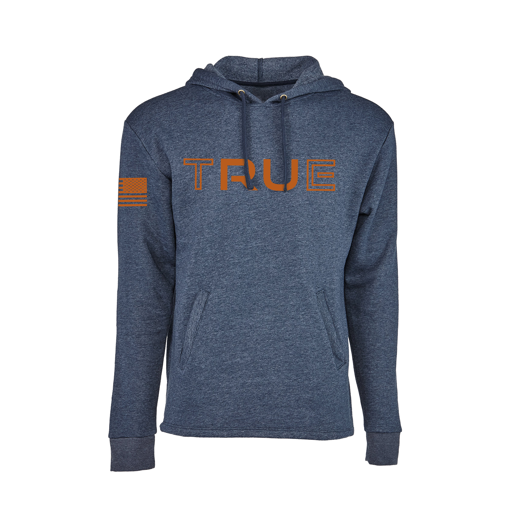 Men's RU True Heather Blue Heathered Hoodie