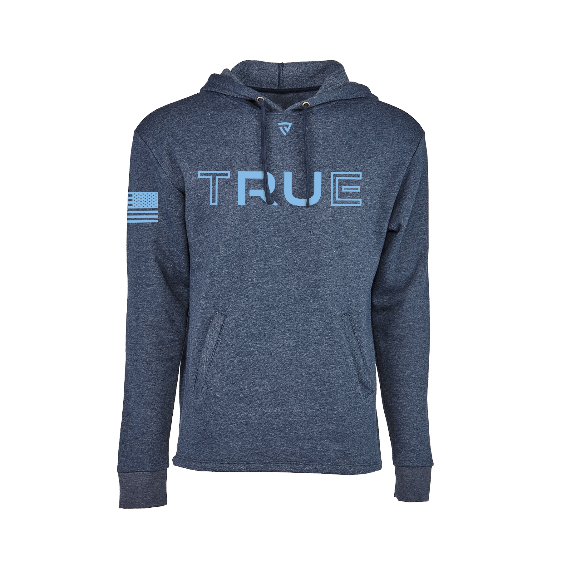 Men's RU True Heather Blue Heathered Hoodie