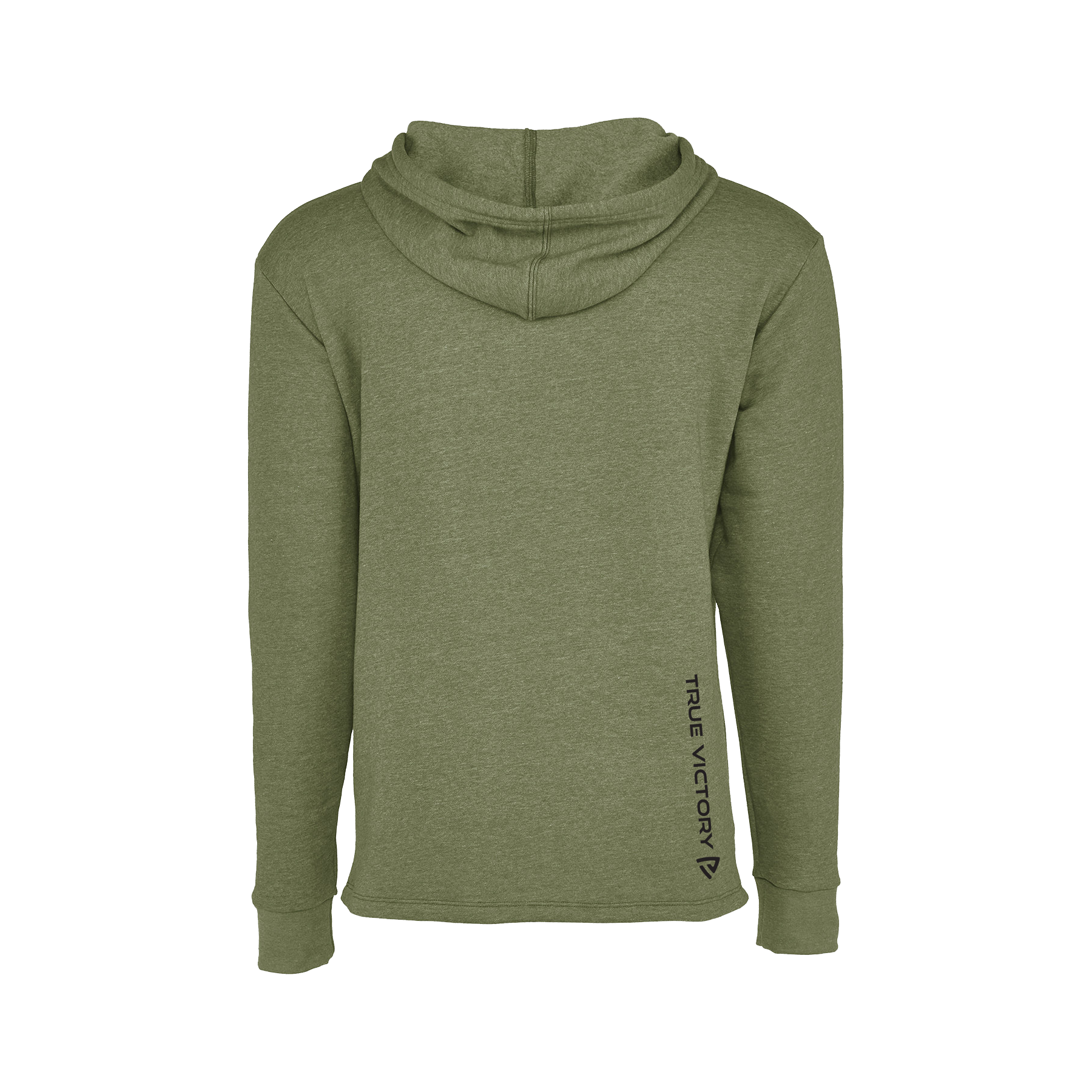 Men's RU True Military Green Heathered Hoodie