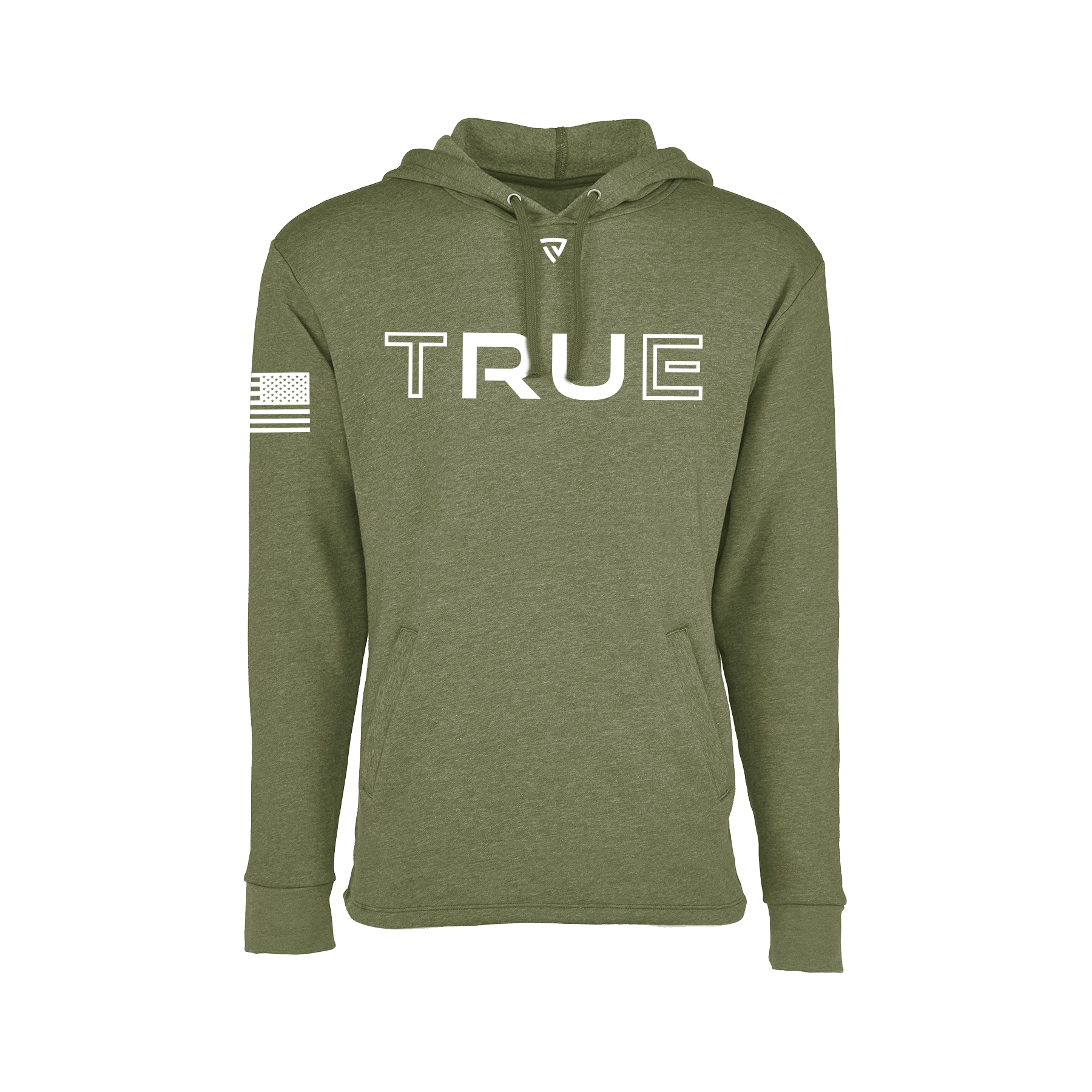 Men's RU True Military Green Heathered Hoodie