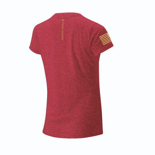 Women's RU TRUE Garnet Tee