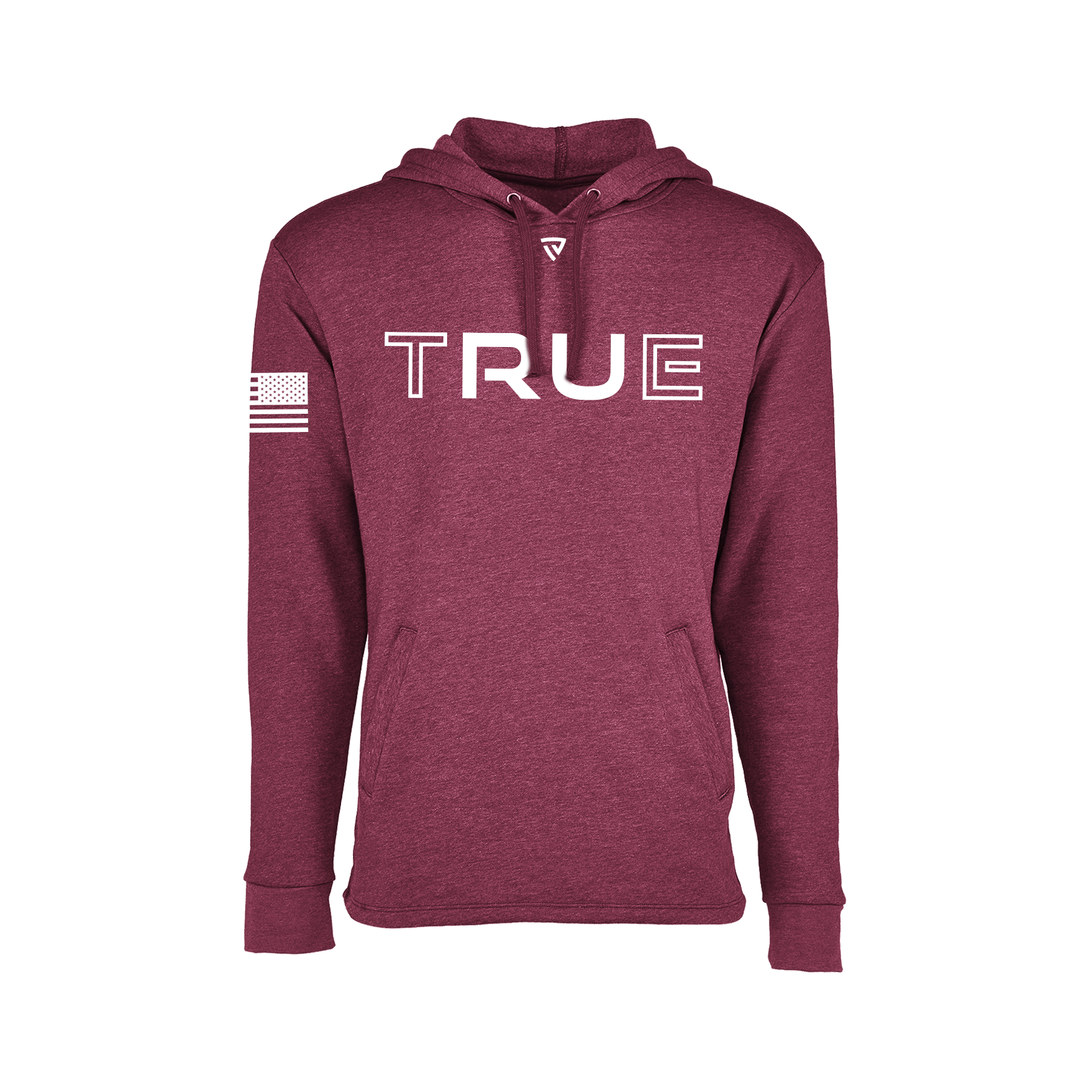 Men's RU True Maroon Heathered Hoodie