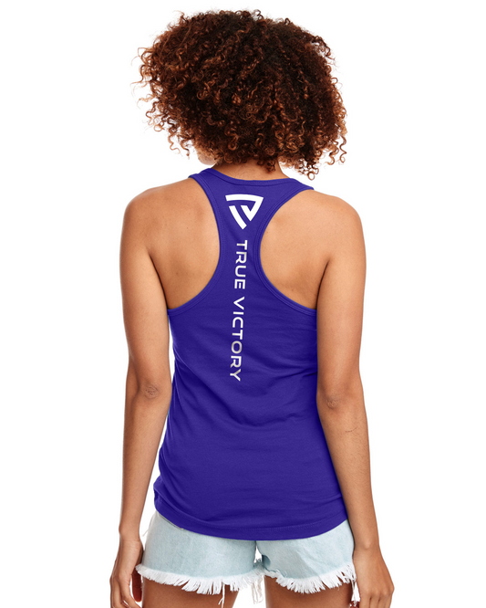 Women's Purple Legacy Racerback Tank
