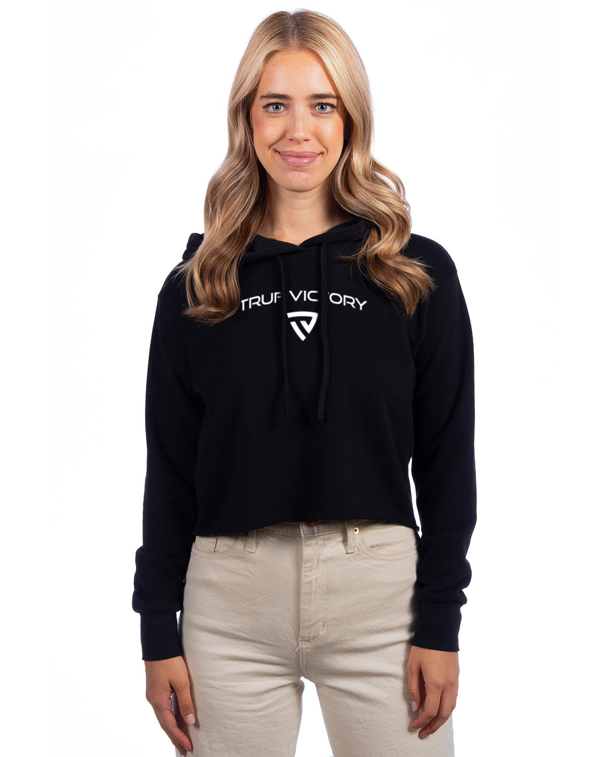 Women's Cropped Pullover Hoodie