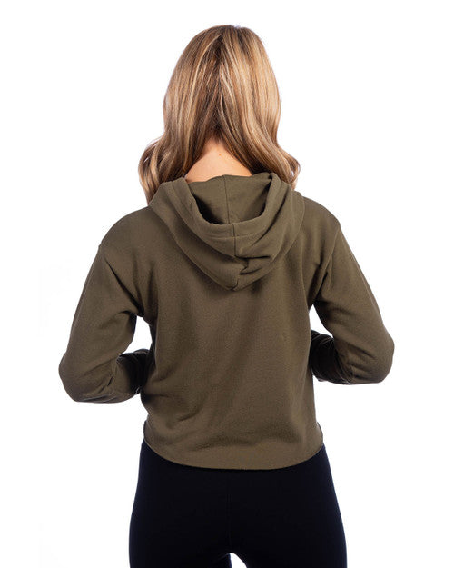 Women's Cropped Pullover Hoodie