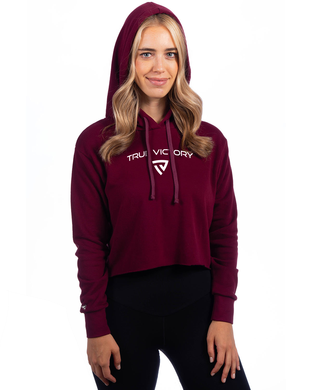 Women's Cropped Pullover Hoodie